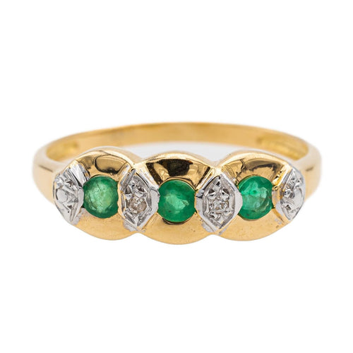 Bague 54 Bague Or jaune Emeraude 58 Facettes 2679577CN