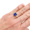 Bague 53 Bague Mauboussin, centrée d'un saphir ovale encadré de diamants. 58 Facettes 31233