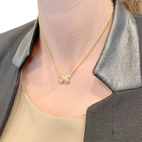 Collier Collier Fred "Ombre Féline" en or jaune, diamants. 58 Facettes 31551