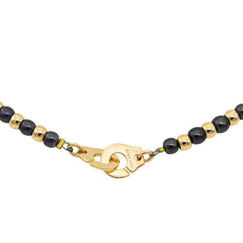 Collier Dinh Van Collier Menottes Or jaune Perle 58 Facettes 2801602CN