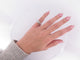 Bague 49 bague MAUBOUSSIN nadja en or blanc 18k 8.2gr & perle de tahiti 58 Facettes 257825