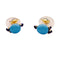 Boucles d'oreilles Boucles d'oreilles Pomellato, "Capri", or rose, céramique, améthystes. 58 Facettes 32765