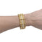 Bracelet Bracelet vintage, or jaune et diamants. 58 Facettes 32460