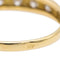 Bague 61 Bague Demi alliance Or jaune Diamant 58 Facettes 2674779CN