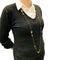 Collier Sautoir Chopard, "Cœur Happy Diamonds", or rose. 58 Facettes 30784