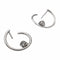 Boucles d'oreilles Dinh Van Boucles d'oreilles Créoles Le Cube Diamant Or blanc Diamant 58 Facettes 2865689RV