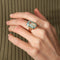 Bague BAGUE "SOUVERAINE" OR JAUNE & AIGUE-MARINE 58 Facettes BO/220116