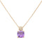Collier Isabelle Langlois Collier Pendentif Pavé de Paris Or rose Améthyste 58 Facettes 2555962CN