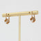 Boucles d'oreilles Dormeuses anciennes or rose perles 58 Facettes 21-325