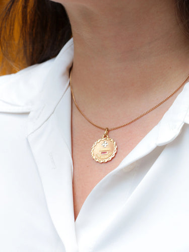 Pendentif Médaille Amour Augis 58 Facettes 748