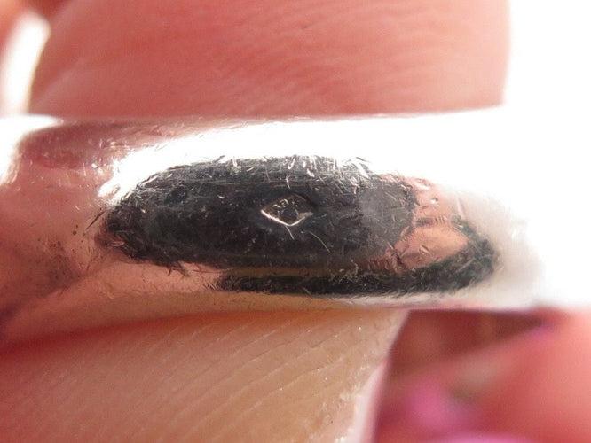 Bague 53 rare bague HERMES ex libris logo taille 53 en argent massif 925 29gr 58 Facettes 251496