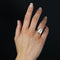 Bague 56 Bague aigue-marine et or rose 58 Facettes 23-191