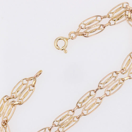 Bracelet Bracelet or double rang ancien 58 Facettes 23-015