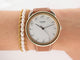 Montre montre HERMES arceau quartz 33 mm or & acier 58 Facettes 254345