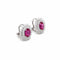 Boucles d'oreilles Boucles d'oreilles Rubis Diamants 58 Facettes