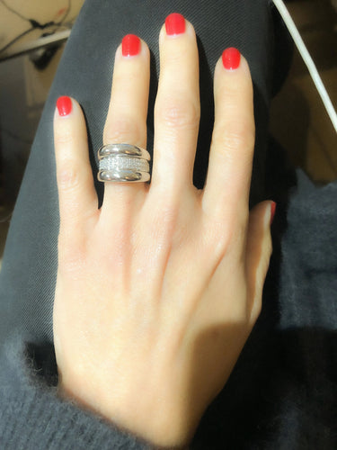Bague Bague or gris de la maison Chopard modèle Strada 58 Facettes 0