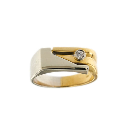 Bague Bague Chevalière diamant 58 Facettes 29646