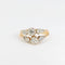 Boucles d'oreilles 62 Bague ancienne toi et moi en or, argent et diamants 58 Facettes 662