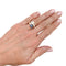 Bague 51 Bague "Toi & Moi" vintage, saphir et diamants. 58 Facettes 31416