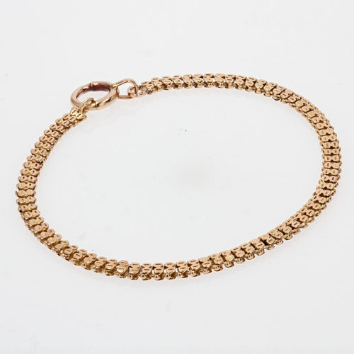Bracelet Bracelet ancien or rose 58 Facettes CVBR26