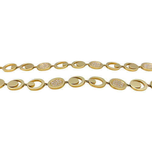 Collier Collier Fred "Moon Light" en or jaune, diamants. 58 Facettes 31689
