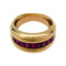 Bague 55 Bague Cartier, "Odin", or jaune, rubis calibrés. 58 Facettes 31711