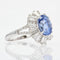 Bague 52 Bague saphir et diamants or blanc 58 Facettes 22-233