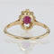 Bague 56 Bague pompadour rubis diamant 58 Facettes 21-572