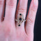 Bague 55 Bague ancienne saphirs diamants 58 Facettes 22-566