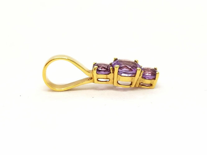 Pendentif Pendentif Or jaune Améthyste 58 Facettes 06582CD