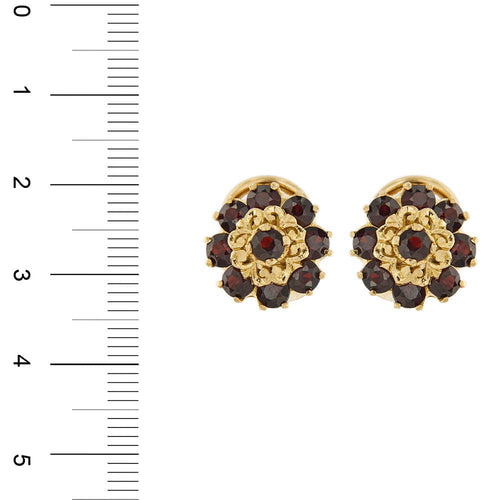 Boucles d'oreilles Boucles d'oreilles grenats 58 Facettes 28599