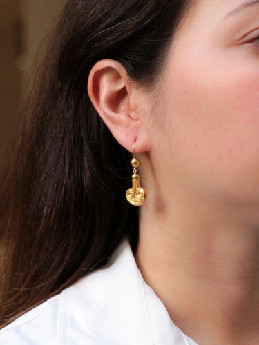 Boucles d'oreilles Boucles d’oreilles LALAOUNIS Or jaune 58 Facettes 734