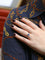 Bague 54 Bague trilogie saphir ovale diamants troïdia 58 Facettes J6