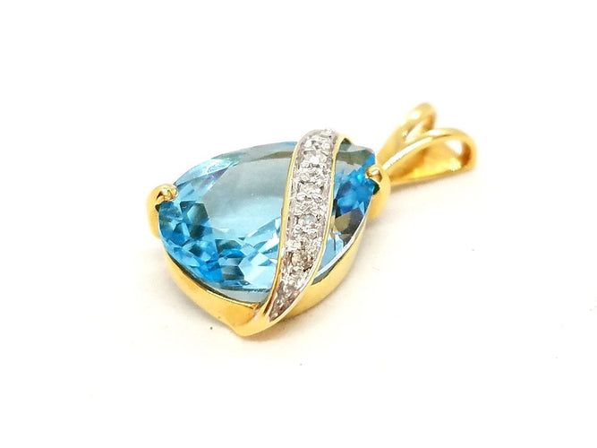 Pendentif Pendentif Or jaune Topaze 58 Facettes 06580CD