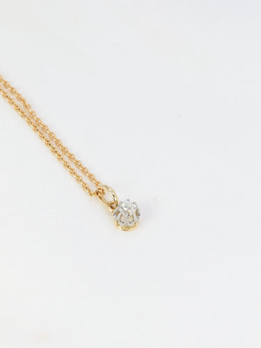 Pendentif Pendentif solitaire ancien diamant 58 Facettes 607