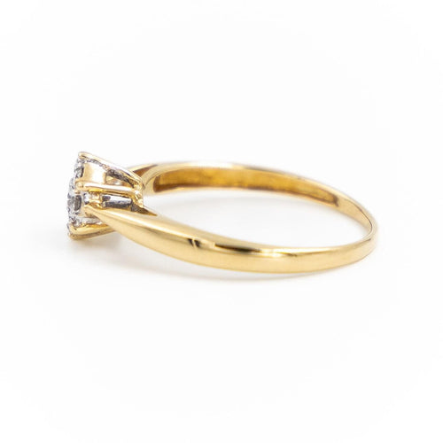 Bague 54 Bague Marguerite Or jaune Diamant 58 Facettes 1806849CN