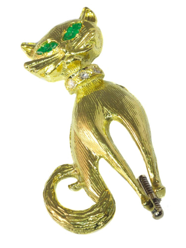 Broche Broche diamant & émeraude 58 Facettes 21361-0222