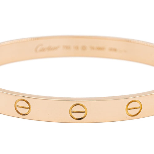 Bracelet Cartier Bracelet Jonc Love Or rose 58 Facettes 2382367CN
