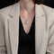 Pendentif Pendentif et sa chaine en or blanc et diamants 58 Facettes 22-528