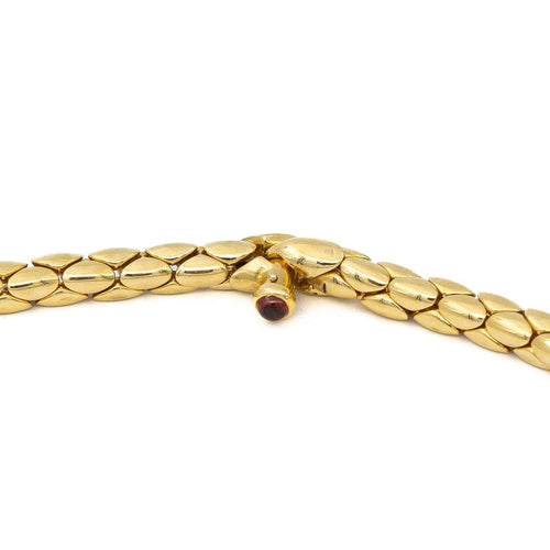 Collier Collier Grain de riz Or jaune Rubis 58 Facettes 2270806CN