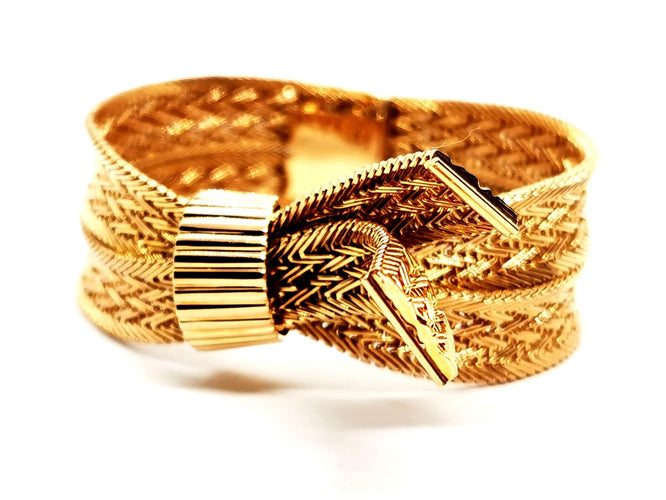 Bracelet Bracelet Manchette Or jaune 58 Facettes 1452666CN