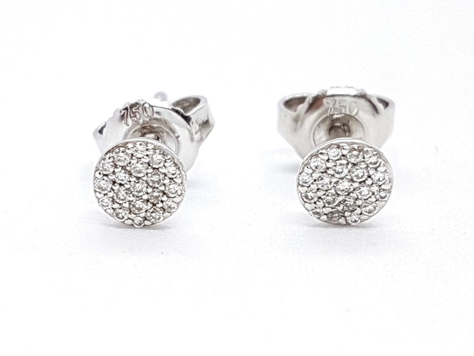 Boucles d'oreilles Boucles d'oreilles Or blanc Diamant 58 Facettes 578660RV