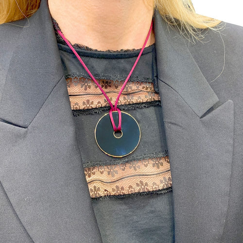 Pendentif Pendentif Dinh Van, "Pi Chinois", or jaune, onyx. 58 Facettes 32186