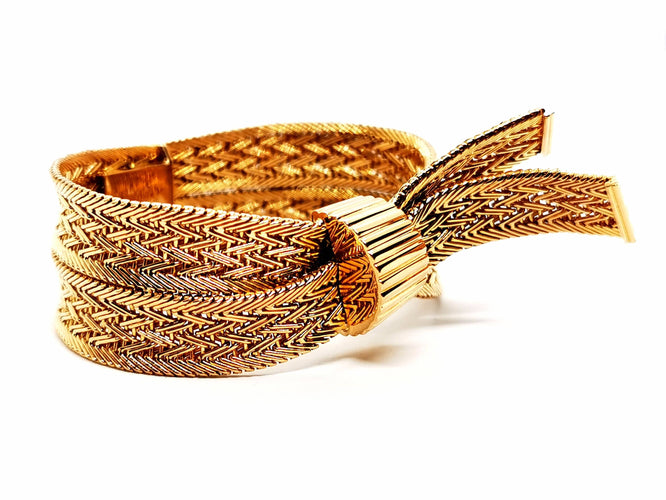 Bracelet Bracelet Manchette Or jaune 58 Facettes 1452666CN