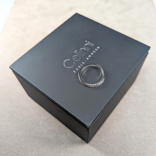 Bague Demi-alliance Celinni en platine et diamants 58 Facettes 20261