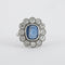 Bague Bague saphir diamants Art Déco 58 Facettes