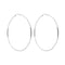 Boucles d'oreilles Orecchini oro bianco a cerchio 58 Facettes 33175