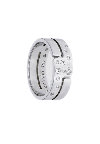 Bague 54 Bague DINH VAN Seventies MM en Or Blanc 750/1000 58 Facettes 62492-58182