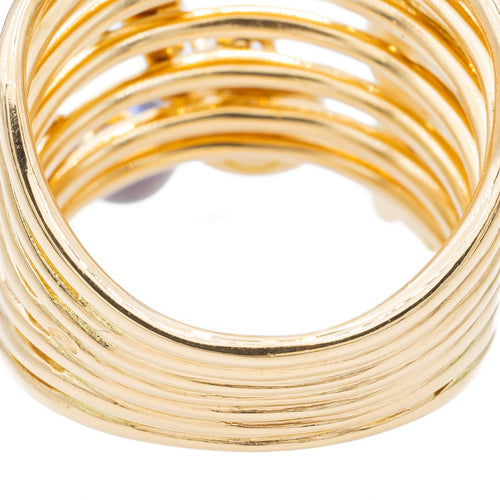 Bague 52 Louis Vuitton Bague Monogram Or jaune Perle 58 Facettes 2609075CN