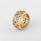 Bague Bague Motifs fleurs Or Jaune Ciselé 58 Facettes